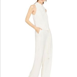 Ivory Crepe Jumpsuit